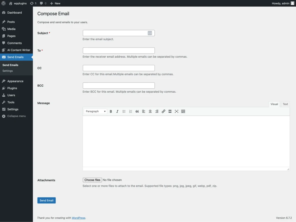 Send Emails – Newsletters, Automation & Email Marketing for WordPress