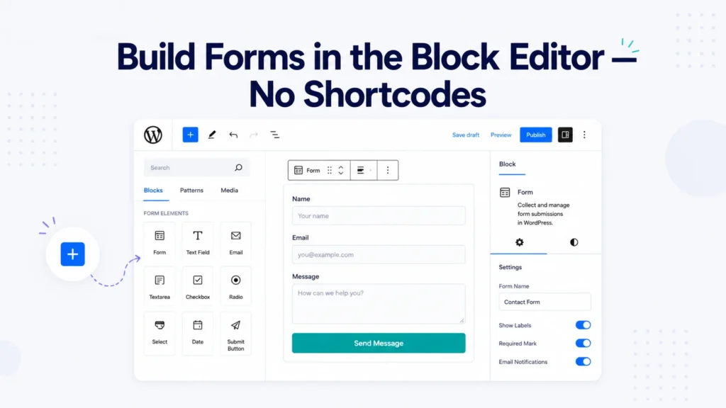 How to Add a Contact Form in the WordPress Block Editor