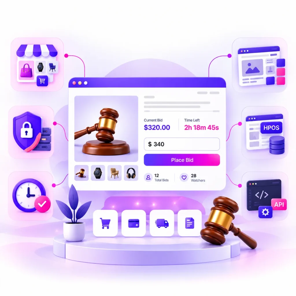 Bidra Auction Plugin Feature Overview